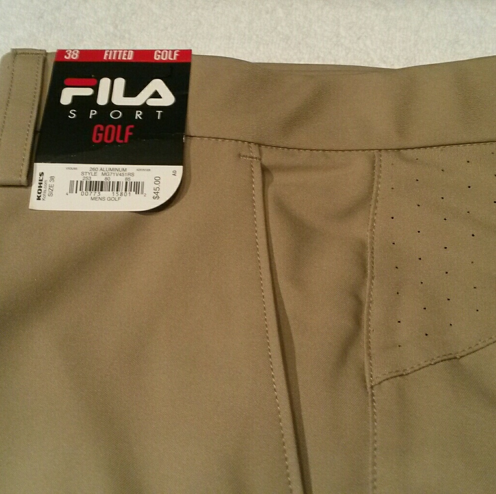 COPY - FILA fitted golf shorts